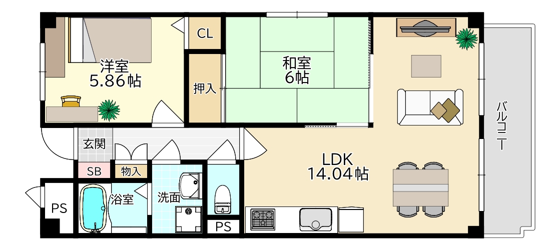 105号　2LDK　家具あり.jpg